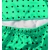 Piżama z satyny jedwabnej L/XL- mięta- koronka typ serduszka